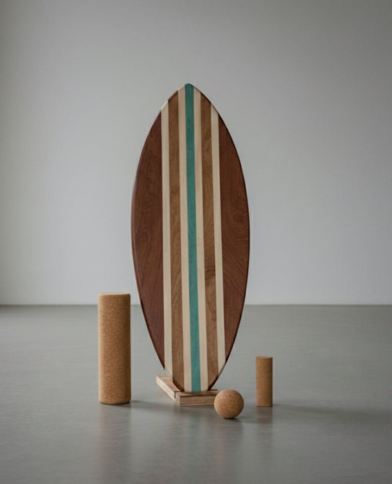 woodybalance Board Woodstock inkl. Ständer