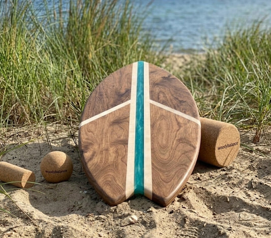 woodybalance Board inkl. Ständer | Surf Form
