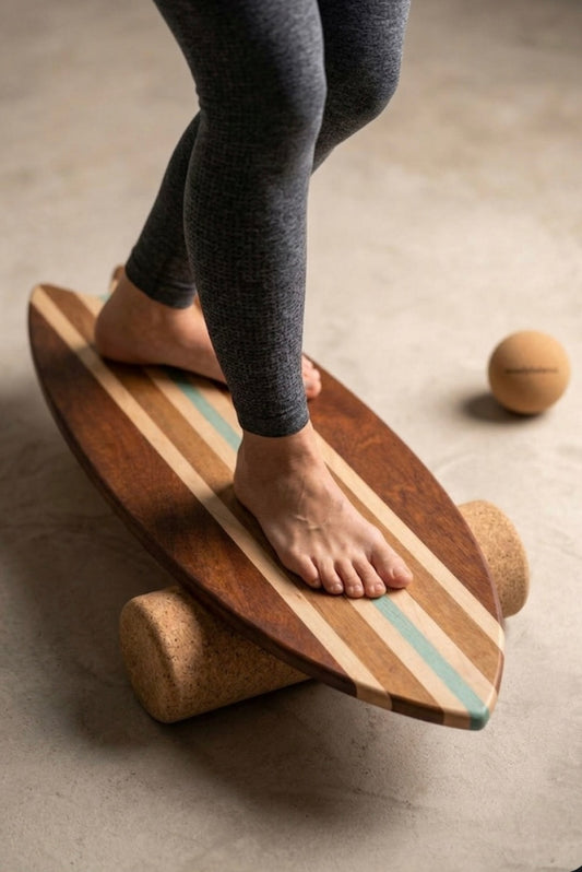 woodybalance Board Woodstock inkl. Ständer | Surf Form