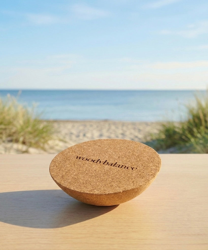 Kork-Halbkugel 30 x 10 cm – Balanceboard Zubehör für sicheres Training & Faszienmassage