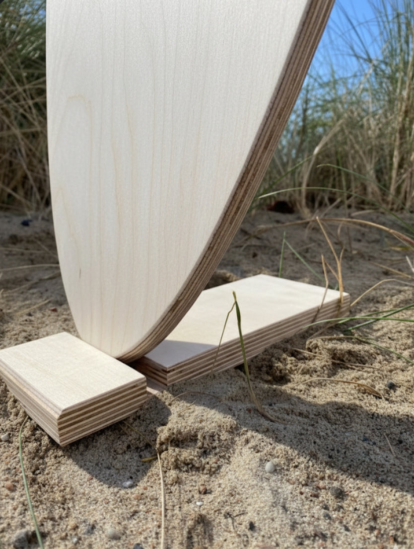 DIY woodybalance Board inkl. Ständer