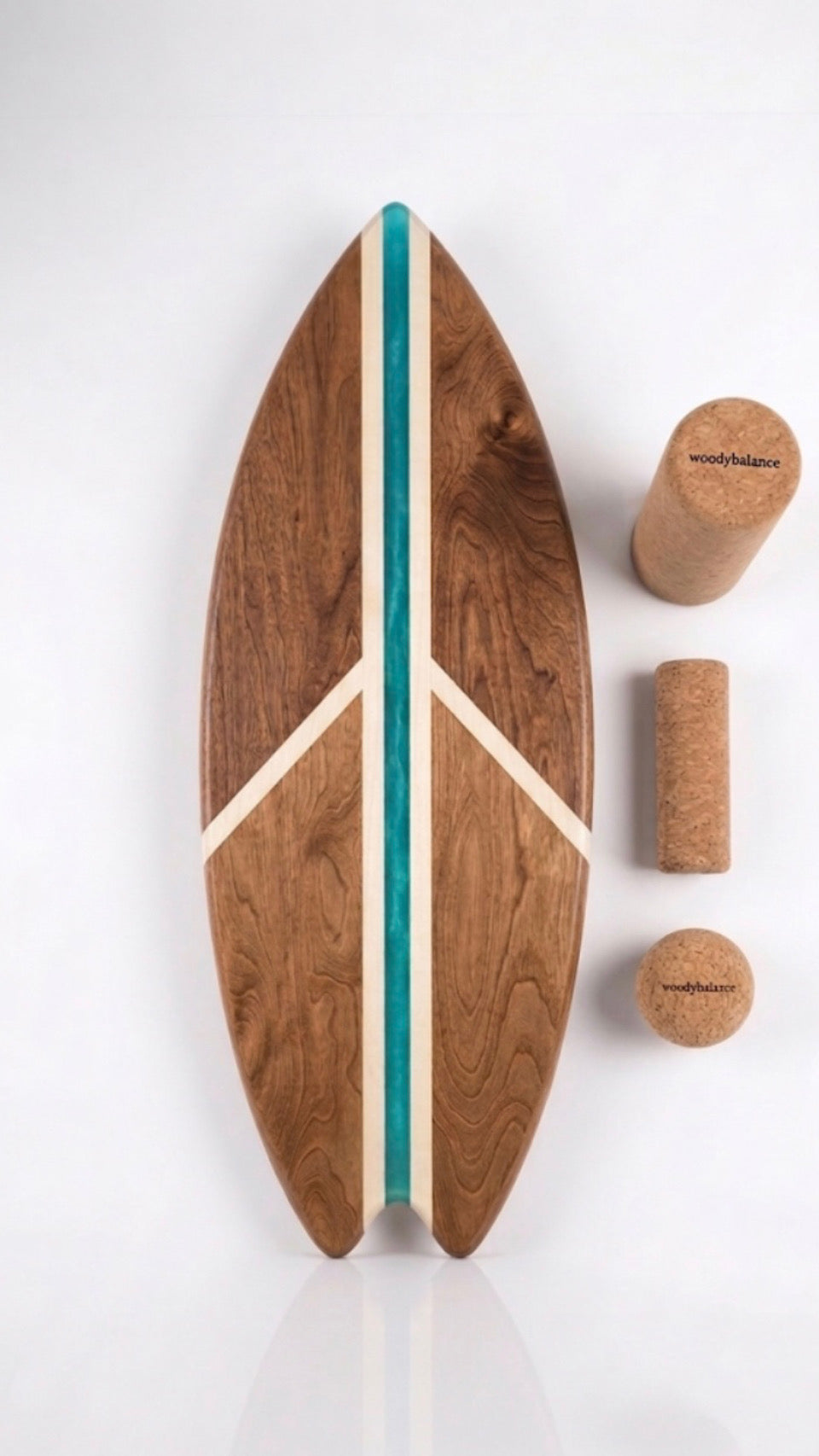 woodybalance Board inkl. Ständer | Surf Form