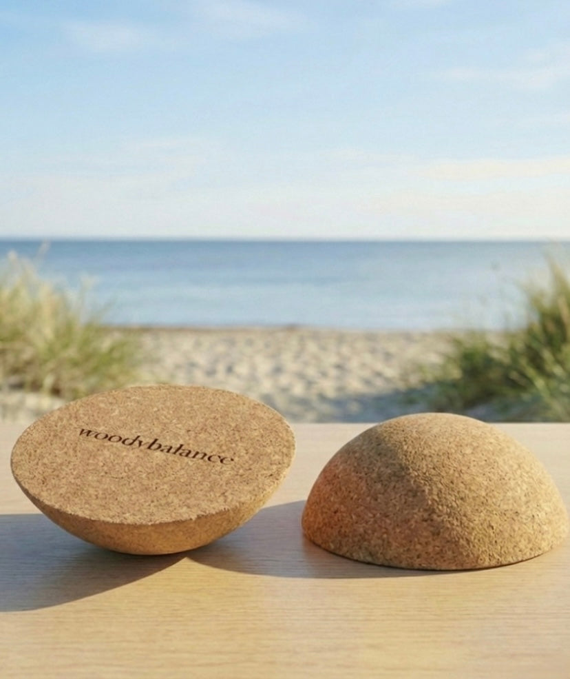 Kork-Halbkugel 30 x 10 cm – Balanceboard Zubehör für sicheres Training & Faszienmassage