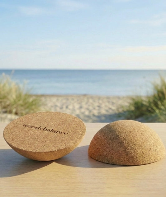 Kork-Halbkugel 30 x 10 cm – Balanceboard Zubehör für sicheres Training & Faszienmassage