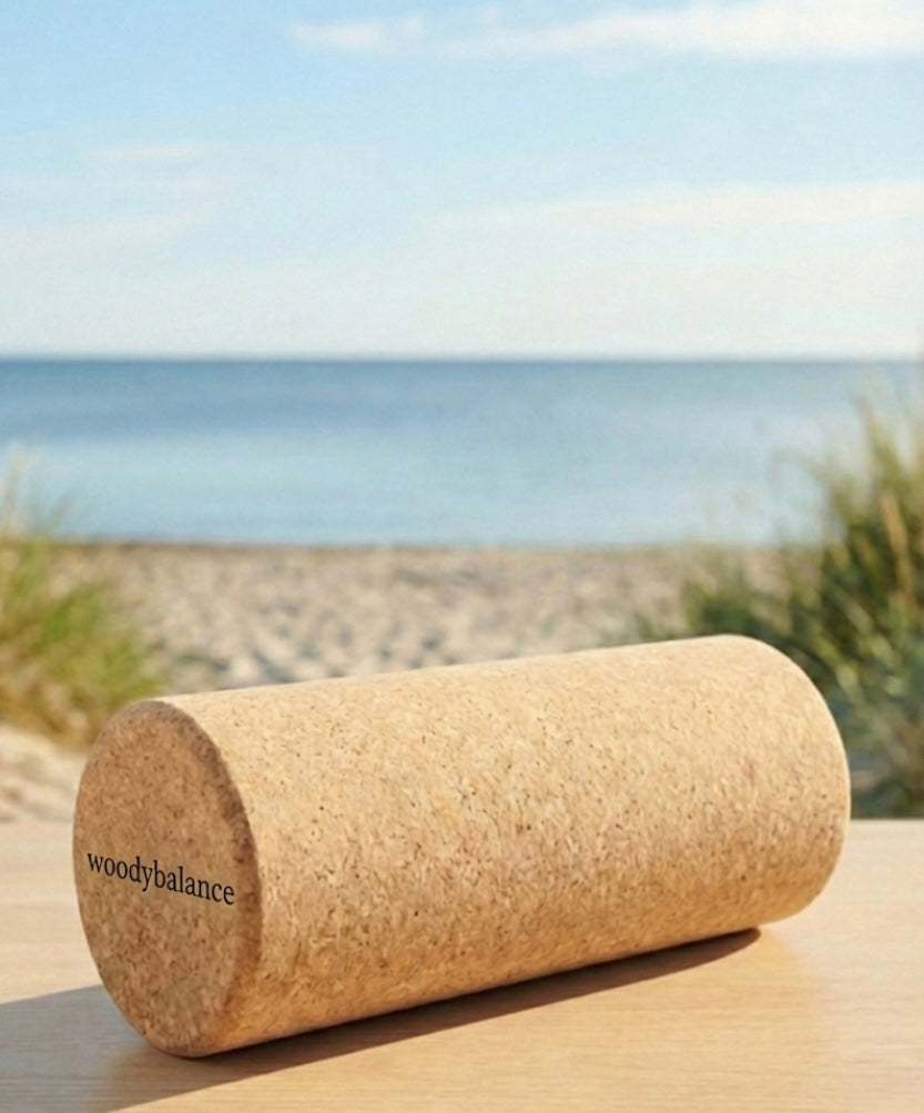 Balance Board Kork Rolle 33 x 10 cm – Faszien- & Trainingsrolle