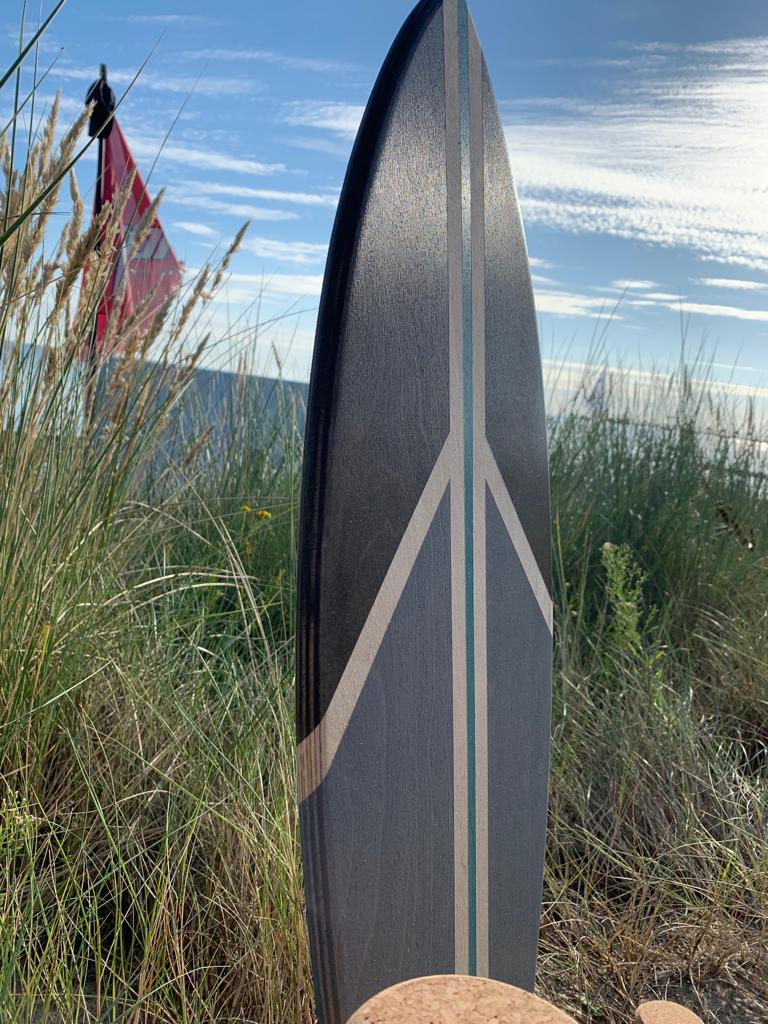 woodybalance Board PEACE BLUE inkl. Ständer