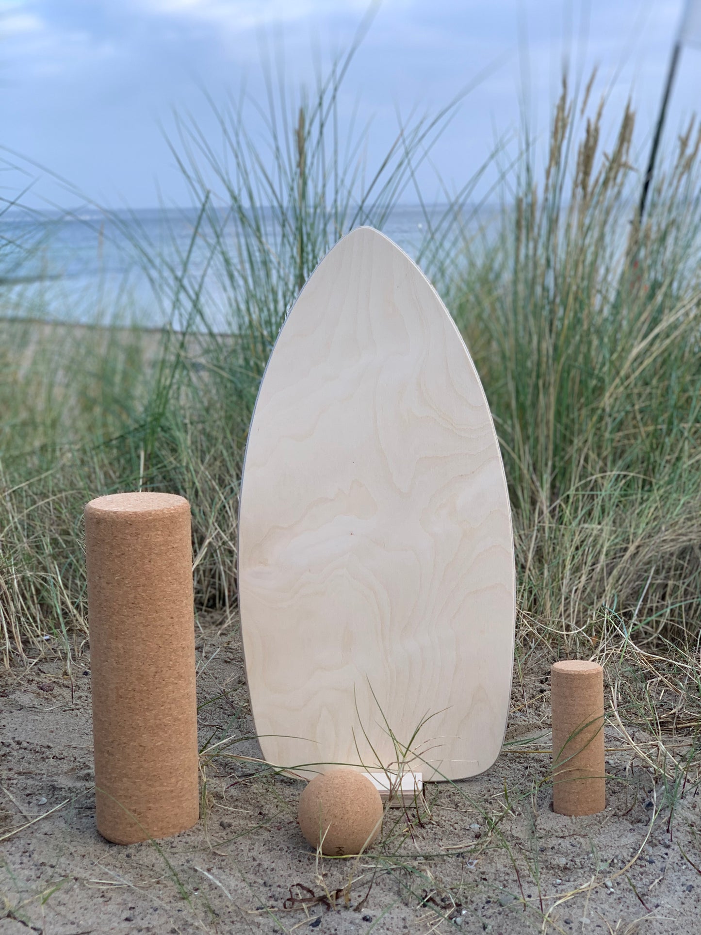 Kinder DIY woodybalance Board inkl. Ständer